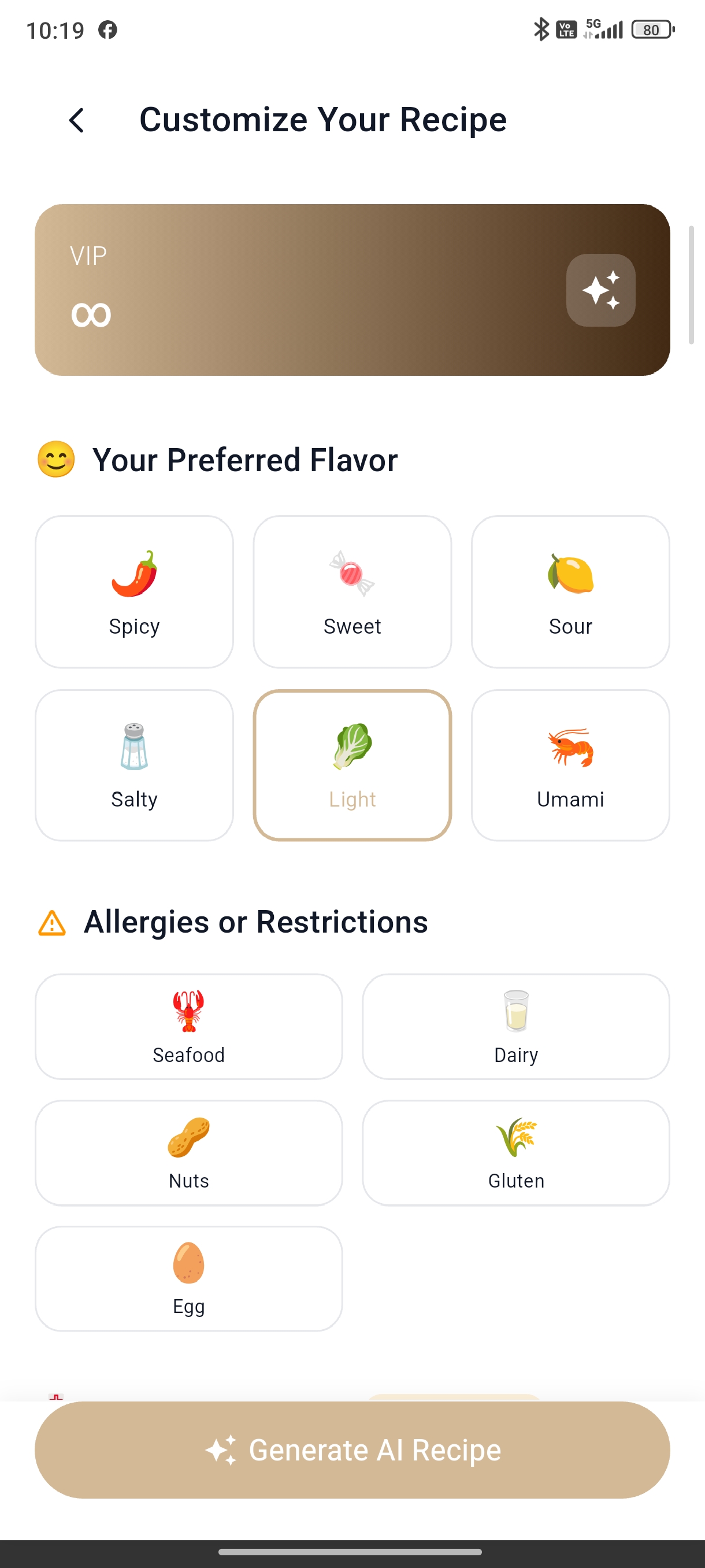 Mealthy App Recipe Detail